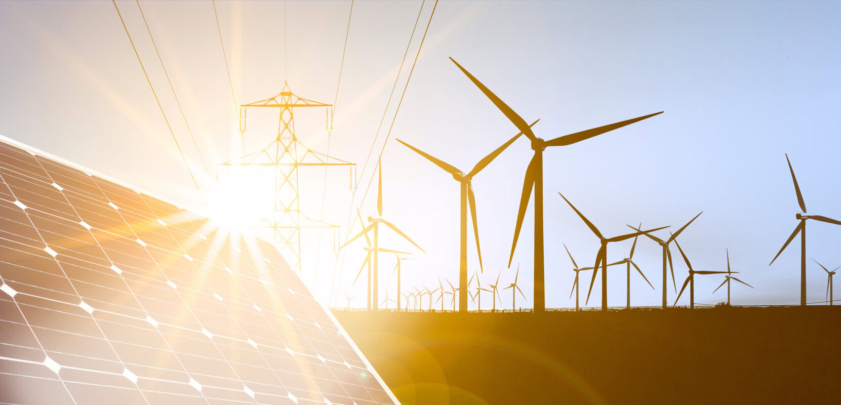 Windenergie, Solarenergie, Stromnetz