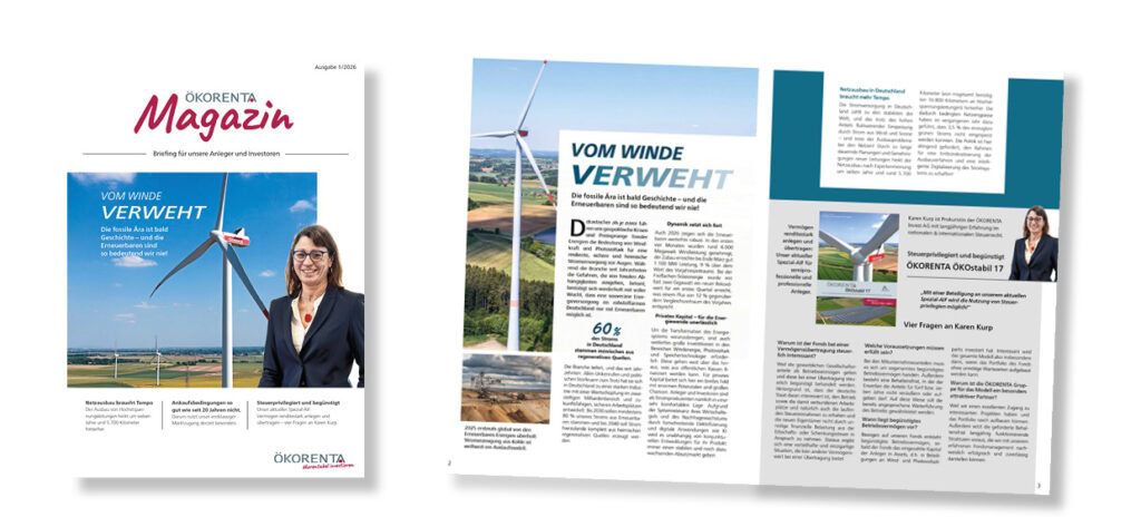 ÖKORENTA Kundenmagazin 01/2026